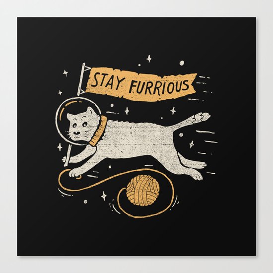 Stay Furrious Canvas Print