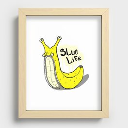 Banana Slug Recessed Framed Print