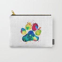 Multi-Color Paw Carry-All Pouch