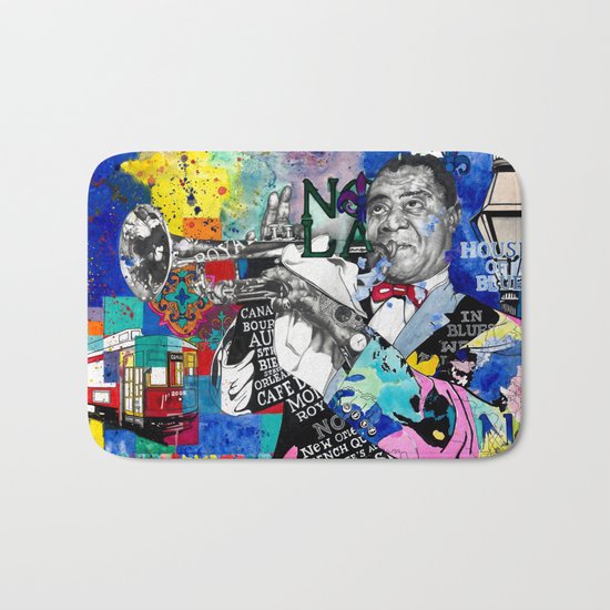 The Sound of New Orleans Bath Mat