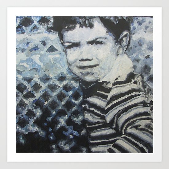 Blue Thomas Art Print