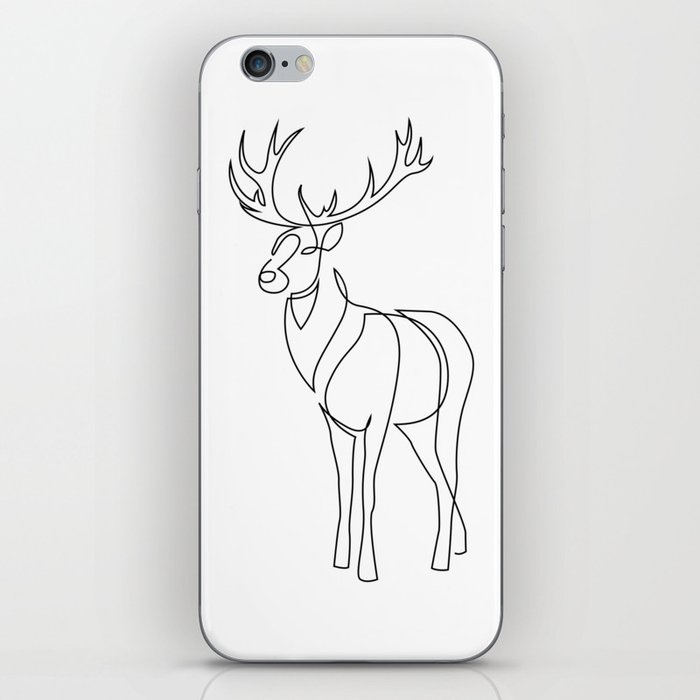 Stag line iPhone Skin