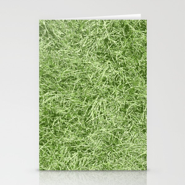 GO GREEN. TURF, GRASS, LAWN MEADOW. Stationery Cards