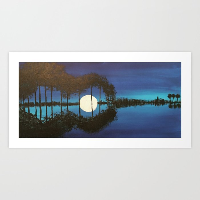 Sunset Guitar Art Print By Artbybinny Society6