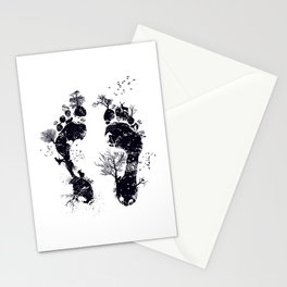 Nature's footprint Stationery Cards