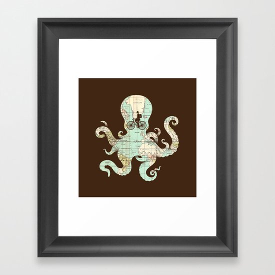 All Around The World Framed Art Print