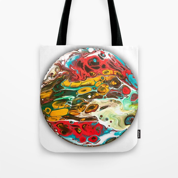 FLUID ART_RECORD VINYL_11 Tote Bag