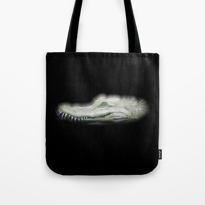 Spiked Alligator Tote Bag