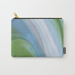 Flowing with Peace Carry-All Pouch | Blue, Abstract, Watercolor, Delicate, Digital, Tranquility, Peaceful, Painting, Peacefulness, Natural 