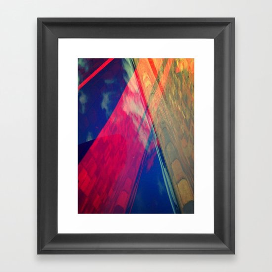 Signs in the Sky Collection II- Pillars to the Sky Framed Art Print