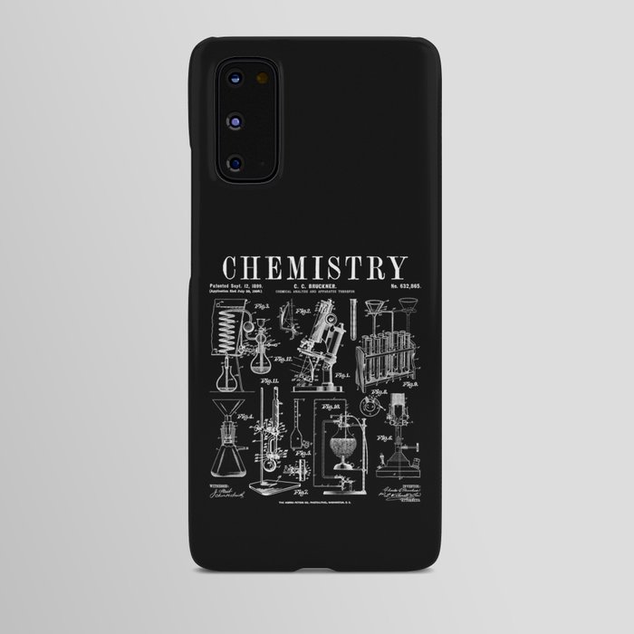 Chemistry Teacher Student Science Laboratory Vintage Patent Android Case
