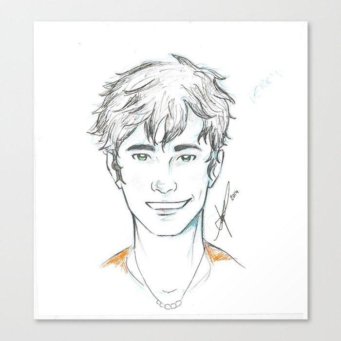 Percy Jackson Canvas Print by Yokimosho