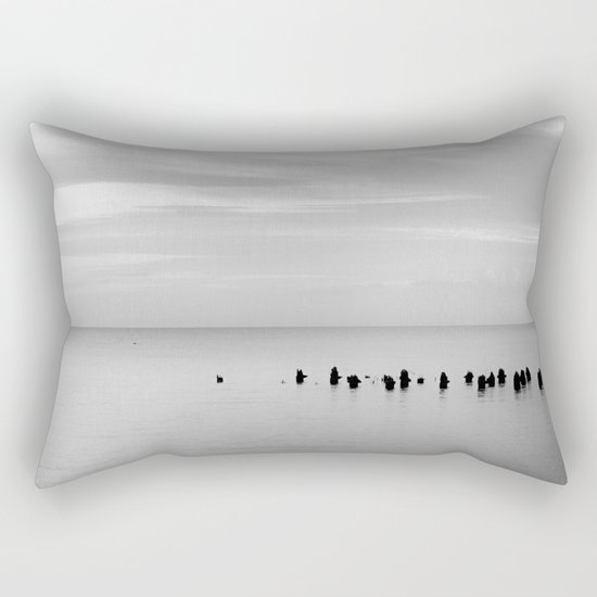 BEACH DAYS XXVIII BW Rectangular Pillow