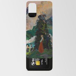 Preparations for the Midsummer Eve Bonfire by Nikolai Astrup Android Card Case