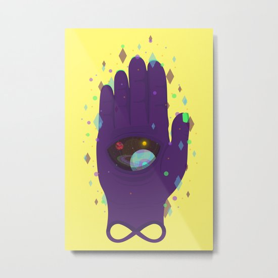 Infinity's Hand Metal Print