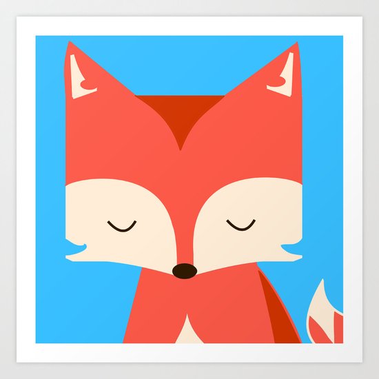 The Fox Art Print