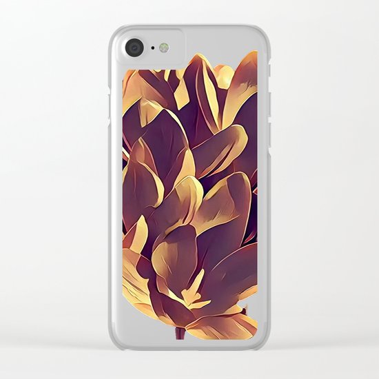 Summer Garden Clear iPhone Case