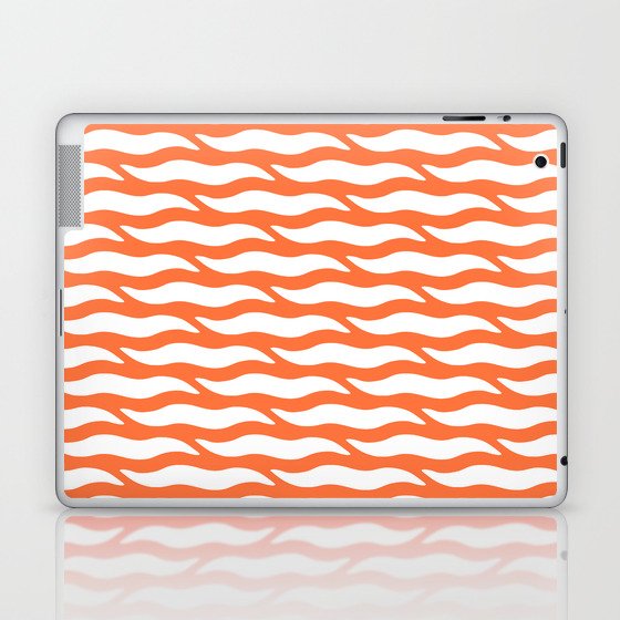 Tiger Wild Animal Print Pattern 360 Orange Laptop & iPad Skin