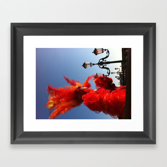 Feathers Framed Art Print