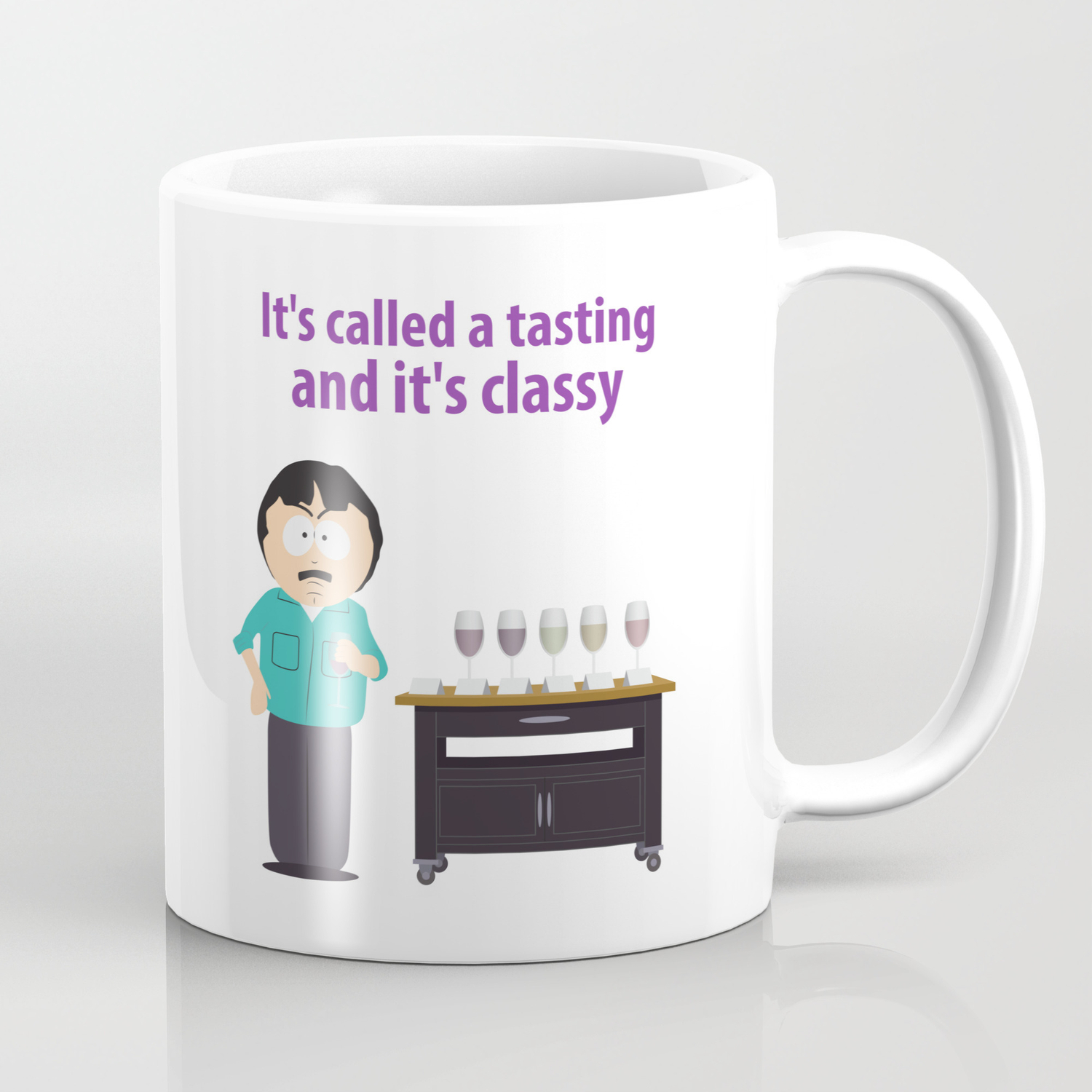 Randy Marsh Tasting Wine Meme Coffee Mug By Fanatoonic Society6