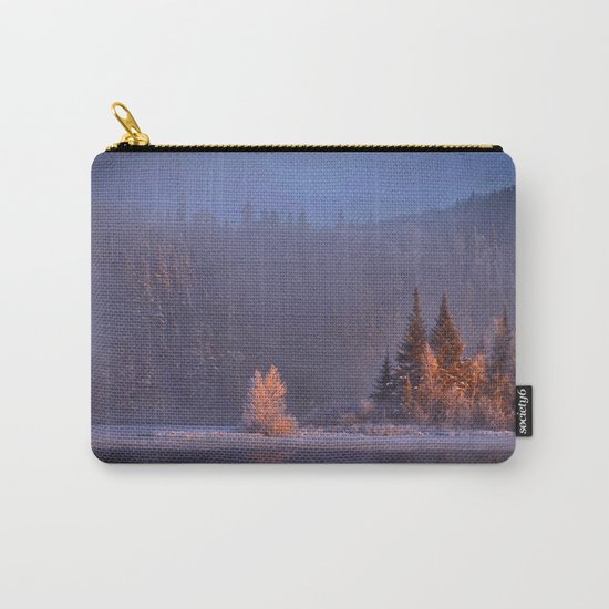 Canadian winter landscape Carry-All Pouch