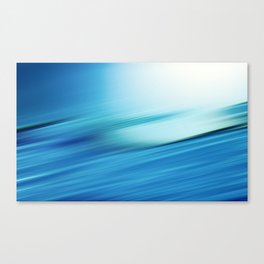 Underwater blue background Canvas Print