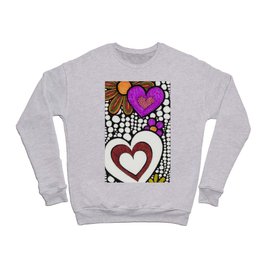 Flowers & Hearts Crewneck Sweatshirt