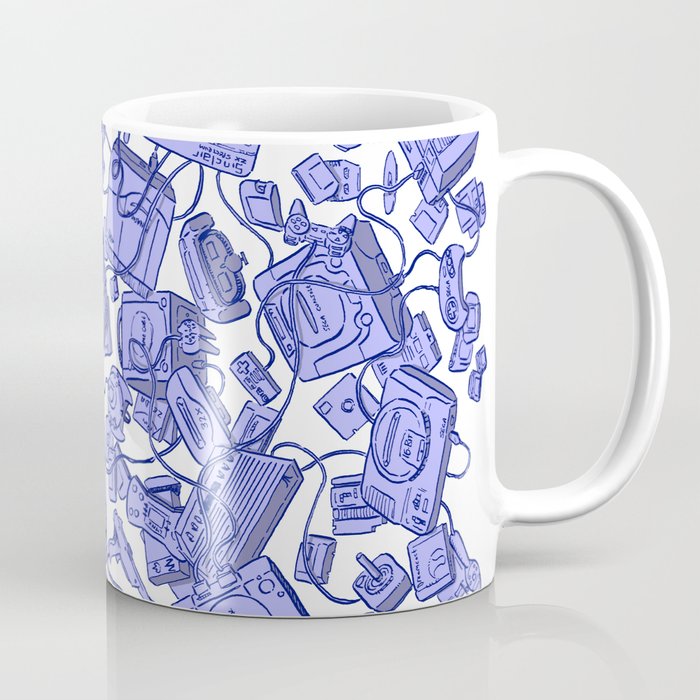 Retro Gamer - Blue Coffee Mug