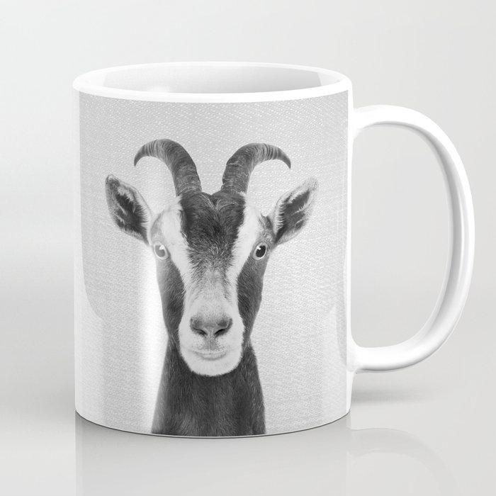 Goat - Black & White Coffee Mug