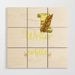 Book Author Writer Beginner Quotes Wood Wall Art