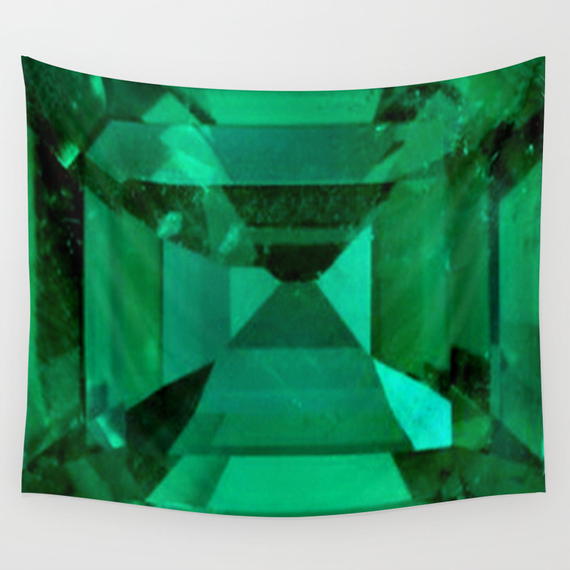 emerald green tapestry