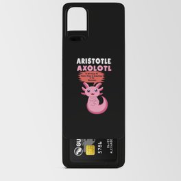 All Things Amphibian Cartoon Cute Kawaii Axolotl Android Card Case