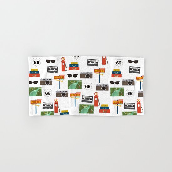 Travel Collage Hand & Bath Towel