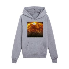 NASA-planet-asteroid poster-the sun Kids Pullover Hoodies