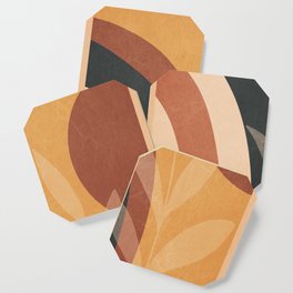 Modern Abstract Minimal Shapes 74 Coaster