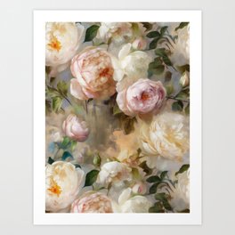 Chill & Bloom IV: Winter-Floral Artworks Art Print