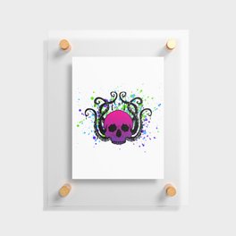 Octopus Skull Floating Acrylic Print