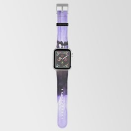 Artistic Lilac Blue Anemone Wildflower Apple Watch Band