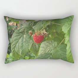 A Little Red Raspberry Rectangular Pillow