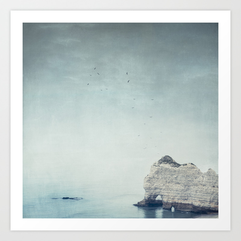 Falaise D Amont Cote D Albatre Normandie France Art Print By Dirkwuestenhagenimagery Society6
