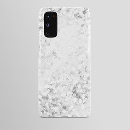 Monochrome old flowers Android Case