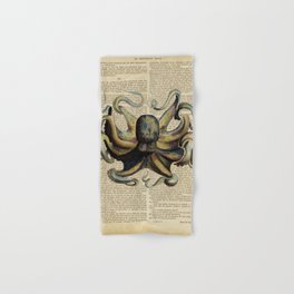 Book Art Octopus Color Hand & Bath Towel