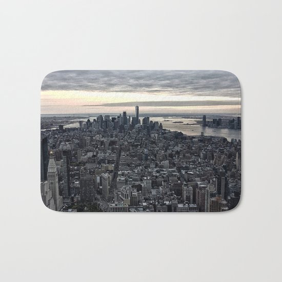 New York skyline x Bath Mat