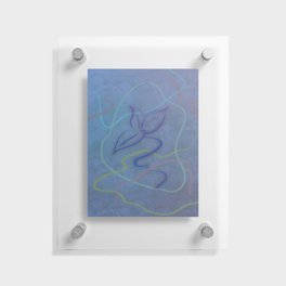 Leaflet | Abstract Minimalist Line Art Floating Acrylic Print