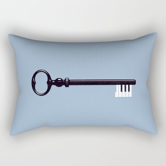 The Key. Rectangular Pillow