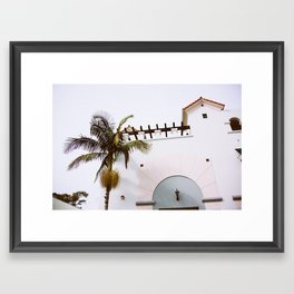 Santa Barbara Vibes Framed Art Print