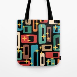 Retro Mid Century Modern Abstract Pattern 223 Tote Bag