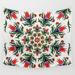 Turkish tulip - Ottoman tile 1 Wall Tapestry
