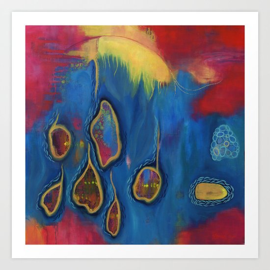 Tiptoeing Through Dawn Art Print