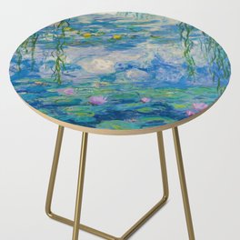 Waterlilies, 1916-1919 by Claude Monet Side Table